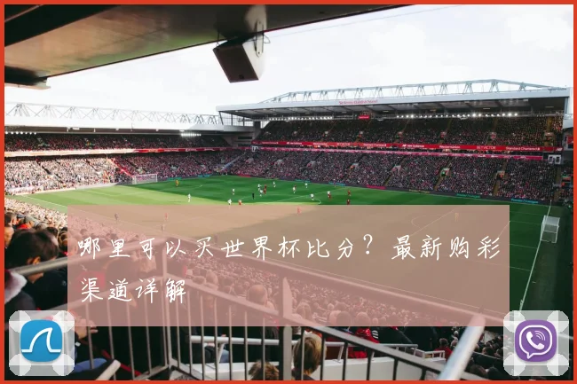 哪里可以买世界杯比分?最新购彩渠道详解