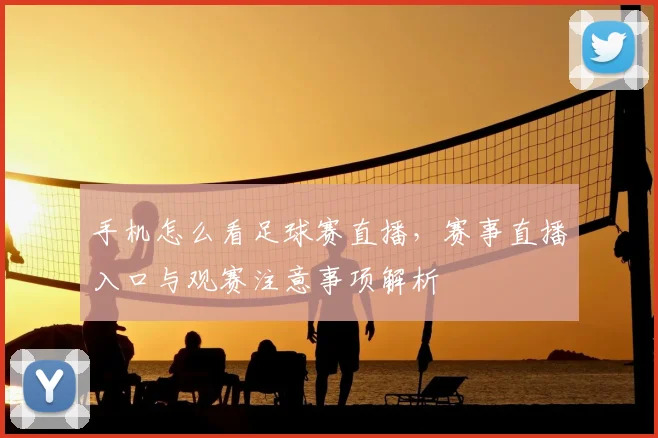 手机怎么看足球赛直播,赛事直播入口与观赛注意事项解析